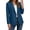 Blue blazer women, variant on Womens Long Sleeve Blazer Business Casual Open Front Work Office Suit Jackets Ladies One Button Blazers with Pockets White,L