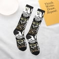 thumbnail image 6 of Bingfone Compression Socks for Women and Men Long Socks for Running Athletic Cycling Nurse-Ink Graffiti Owl, 6 of 8