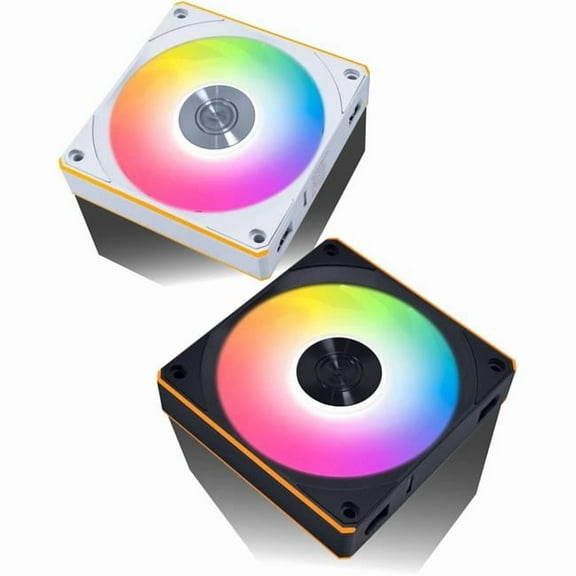 Lian Li 12RCL1W1W Wireless 120mm ARGB Case Fan Reverse Blade Single White