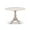 Off-White, variant on East West Furniture DMT-ABC-TP Dublin Kitchen Dining Table - a Round Wooden Table Top with Dropleaf & Pedestal Base, 42x42 Inch, Wirebrushed Buttercream