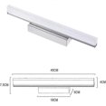 thumbnail image 3 of Mirror Light LED Bathroom Wall Light 8W Cool White Bathroom Light Modern Bathroom Lighting 40CM Non-dimmable, 3 of 5