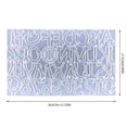 thumbnail image 2 of Hilingoto-11.4X7.1X0.4 inch-Diy Creative Tools Alphabet Number Collection Keychain Silicone Mold A-Diy Creative Tools Alphanumeric Collection Keychain Silicone Mold-A, 2 of 2