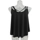 thumbnail image 5 of Camiseta sin mangas de tirantes para mujer, estilo camisola, holgada, color negro, 5 of 8