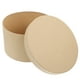 thumbnail image 1 of FELTECHELECTR Caja de regalo de papel kraft, redonda, ideal para festivales, galletas y dulces., 1 of 5