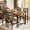 43 inches, variant on Baxluxe 5 Piece Kitchen Table and Chairs Set, Dining Table Set for 4, Dining Table Set with Metal Frame, Industrial Table for Kitchen, Dining Room, Restaurant, Rustic Brown