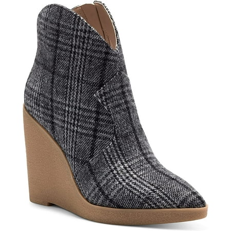 Jessica Simpson Womens Crais Bootie Ankle Boot 7 Black/White