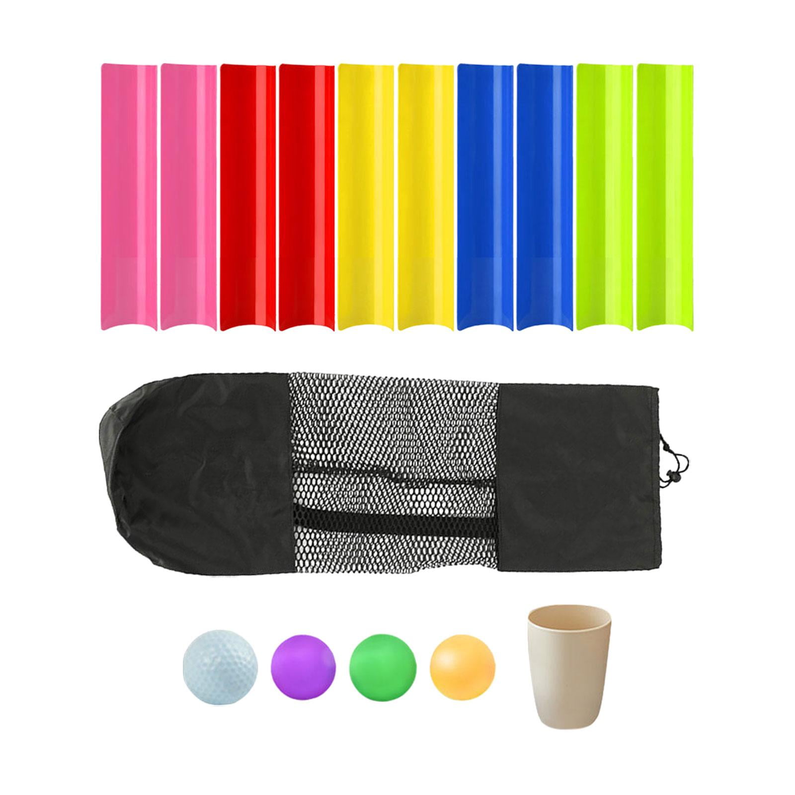 Rushawy Pipeline Challenge Game with Storage Bag Field Day Game Golf Balls Pipeline Kits 40cm
