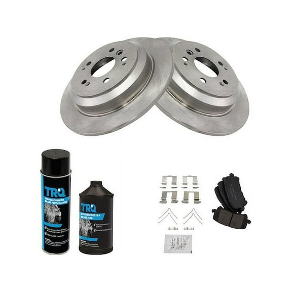 Rear Brake Pad and Rotor Kit - Compatible with 2016 - 2022 Honda Pilot 2017 2018 2019 2020 2021