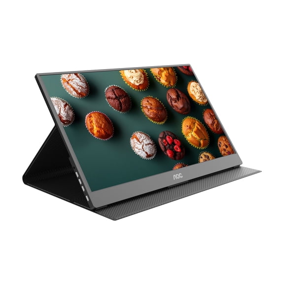 AOC 16E10 16" Class Full HD LED Monitor, 16:9, Black