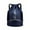 Dark Blue, variant on Sports Drawstring Backpack - Water Resistants String Bag With Side Mesh Pockets Shoe Compartment Gym Backpack For Women Men