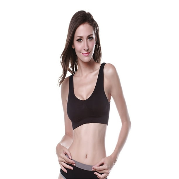 Sexy Sports Bras Racerback Yoga Bra Tank Top Women Fitness Gym Shockproof  Seamless Running Workout Fast Dry Underwear Vest