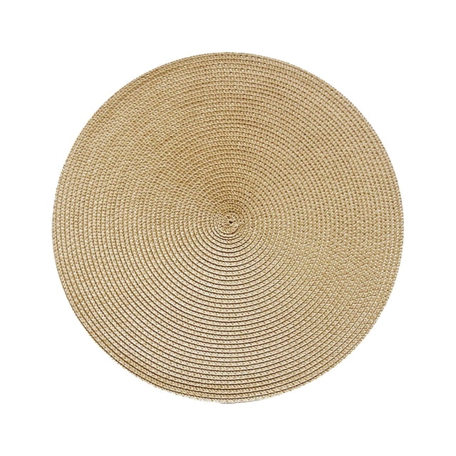 Manteles individuales de algodón tejido Snmubt de 18 cm, impermeables, resistentes al calor, para mesa de cocina, resistentes al aceite, decoración para mesa de comedor (K)
