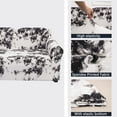 thumbnail image 3 of Dowbom Sofa Cover Printed,1-Piece Stretch Sofa Slipcover with Elastic Bottom Furniture Protector Washable Anti-Slip Spandex Couch Cover for Living Room Bedroom-3 Seater-A, 3 of 7