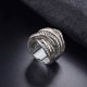 thumbnail image 5 of Anillo Mytys para mujer chapado en oro y plata de 14 quilates, 5 of 6