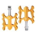 thumbnail image 2 of Soidarity Pedales de bicicleta, accesorios para bicicletas, reemplazo de pieza modificada, Pedal de ciclismo con cojinete, accesorios de actualización de Ciclismo Dorado Soidarity OD023874-05, 2 of 6