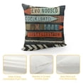thumbnail image 4 of YINGXI  Porch Pillows,Porch Pillow Covers,Porch Decor,Farmhouse Porch Decor,Outdoor Pillow Covers,Outdoor Throw Pillows, Porch Rules Pillow 22x22in, 4 of 5