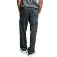 thumbnail image 3 of GRNSHTS Men's Jogger Heavy Weight Fleece Cargo Pocket Sweat Pants Casual Loose Trousers (Dark Gray,3XL), 3 of 7