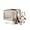 Coffee, variant on Enclosed Litter Box with Lid, X-Large Foldable Cat Litter Box, Covered Kitty Litter Box, Two-Way Entry and Exit Cat Box with Scoop, Odor Control, Easy to Clean(Coffee)