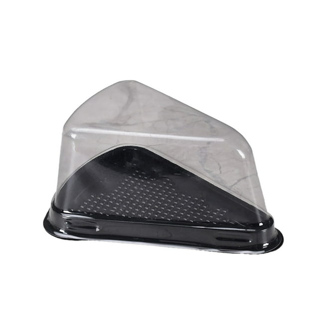 Contenant Jetable de 6 Pouces pour Gâteau au Fromage/tiramisu - Boîte de Cuisson en Plastique Réutilisable pour Desserts/traiteur (14x9x8 cm)