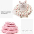 thumbnail image 4 of Soft Cotton Cute Elizabethan Headgear Accessories Pet Accessories Puppy Cats E-Collar Cat Recovery Collar Cat Collar cat cone M 6, 4 of 8