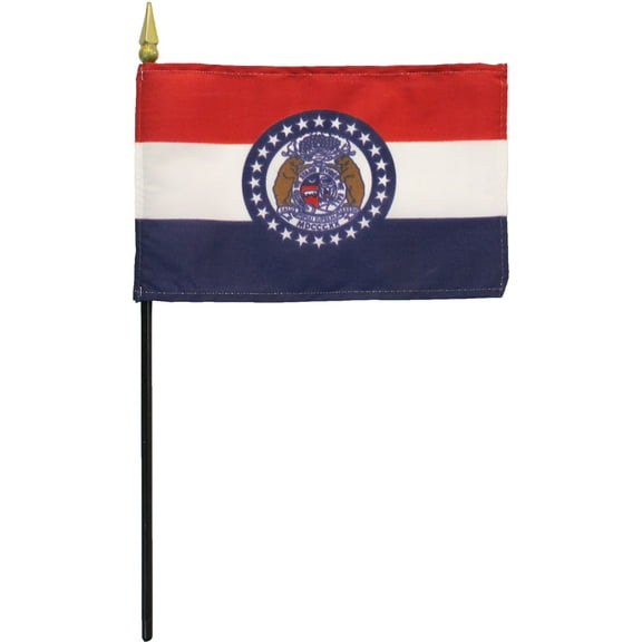 Missouri - 4"X6" Stick Flag