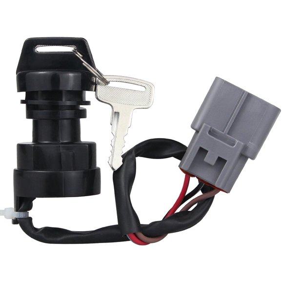 Ignition Key Switch Aftermarket Replacement Parts Compatible for Yamaha Grizzly Big Bear Kodiak YFM350 YFM400 YFM550 YFM660 YFM700 YFM 350 400 550 660 700.OEM#: 28P-82510-00-00. -