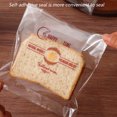 thumbnail image 4 of Paquete de 200 bolsas de regalo de pan y galletas de caramelo transparente de plástico autoadhesivo DIY, fiesta, cumpleaños, boda, Halloween, Navidad, 4 of 5