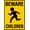 Warning Sign 4, variant on Beware Children 8"x12" Warning Metal Sign, Vintage Wall Decor, Home Farm Bar Coffee Shop Club Decoration, Child Safety Sign