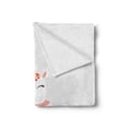 thumbnail image 2 of Unicorn Soft Flannel Fleece Throw Blanket, Unicorn Cake Party Cursive Handwriting Charming Cartoon, Cozy Plush for Indoor and Outdoor Use, 50" x 70", Blush and Multicolor, by Ambesonne, 2 of 5