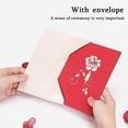thumbnail image 3 of 3d Card Valentines Day Pop Up Card With Envelopes For Significant, Anniversary Card Gifts, 3 of 5