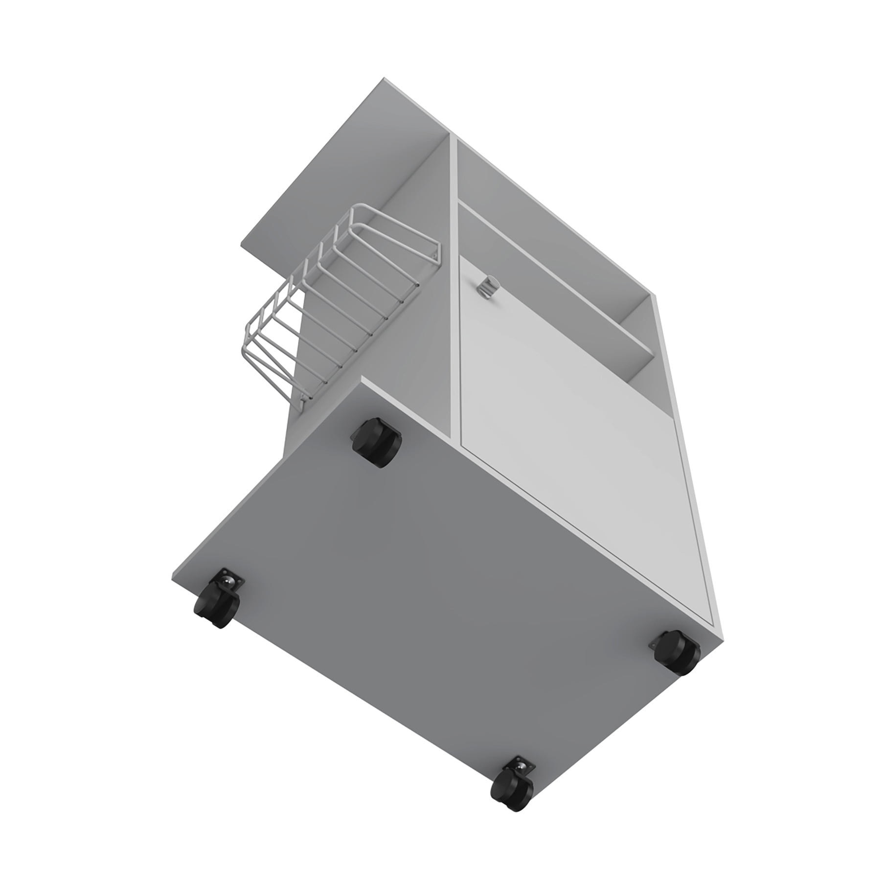 White - finished - Microwave Support - Kitchen Setup - Years of Usefulness