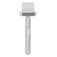thumbnail image 2 of Limpiador de cabello Cepillo para el cabello Limpiador Herramienta de rastrillo Mini peine Cepillo de limpieza Herramienta de limpieza gris, 2 of 6