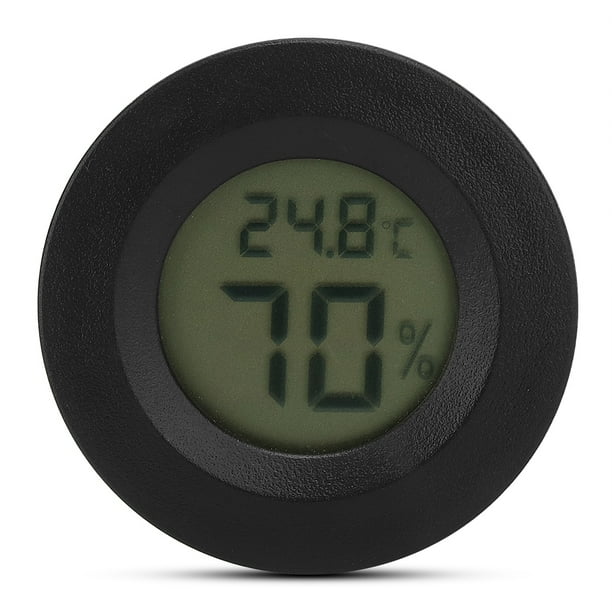 Round Reptiles Thermometer,Embedded Roundshaped Digital Reptiles