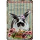 thumbnail image 1 of Cesta de huevos de Pascua con rayas azules retro, RabFlowers, letreros metálicos vintage, letrero decorativo de Pascua de primavera, póster metálico de 12 x 8 pulgadas, 1 of 7
