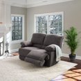 thumbnail image 4 of CorLiving Plush Power Reclining Chenille Fabric Loveseat with USB Port, 4 of 9
