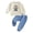 Bsets42-Blue, variant on UAYOTSE Baby Boys 2 Piece Outfit Cowboy Embroidery Sweatshirt Jogger Pants Toddler Fall Set Size 6-12 Months