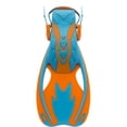 thumbnail image 4 of Aletas infantiles Cressi Rocks azul y naranja L/XL ajustables, 4 of 6