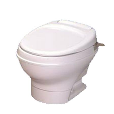 Thetford 31647 Aqua Magic Permanent Low Profile Hand Flush Toilet - (Best Low Flush Toilets 2019)