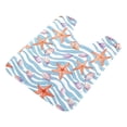 thumbnail image 2 of Toilet Rug U-Shaped Bathroom Rugs Non-Slip Soft Plush Machine Washable Contour Bath Mat Shells Starfish on Wave 24x20, 2 of 9