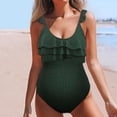thumbnail image 4 of KAWELL Maternity Swimsuit S-3XL Plus Size Tankini Women's One-Piece Open Back, 4 of 5