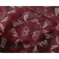 thumbnail image 4 of oneOone Silk Tabby Maroon Fabric Mandala & Triangle Geometric Diy Clothing Quilting Fabric Print Fabric By Yard 42 Inch Wide, 4 of 4