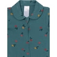 thumbnail image 3 of Modern Moments by Gerber Neutral Two-Way Zop Viscose Peter Pan Collar Sleep ´N Play Footed Pajamas, Sizes Newborn - 6/9 Months, 3 of 7