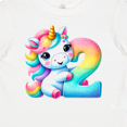 thumbnail image 4 of Inktastic Unicorn 2nd Birthday Boys or Girls Baby T-Shirt, 4 of 5