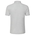 thumbnail image 4 of successthop Collarless Shirts for Men Short Sleeve T Shirt with Button Mock Neck Pullover Tops Big and Tall Clothes Gray, 4 of 9
