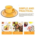 thumbnail image 6 of Afternoon Tea Cup Dish Set White Soup Bowls Serving Platters Plate Coffee Melamine, 6 of 6