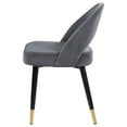 thumbnail image 6 of Lindsey Upholstered Dining Side Chair Grey (Set of 2), 6 of 15