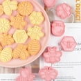 thumbnail image 6 of Huayishang Plastic Embossing Mold Bee Cookie Mold Cartoon 3D Three-Dimensional Press Cookie Cutter Fondant Cake Baking Tool Honeycomb, Kitchen Essentials Clearance Sale Pink, 6 of 9