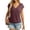 Brown, variant on Women's V-Neck Short Sleeve Blouse, Casual Comfortable Basic Top, Soft Polyester Cotton Blend T-Shirt for Yoga and Daily Wear