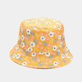thumbnail image 6 of CoCopeaunts Summer Bucket Hat for Women Small Floral Pattern Basin Hat Double-Sided Wear Sun Caps Outdoor Travel Sunscreen, 6 of 8