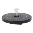 thumbnail image 3 of Round Solar Powered Fountain LED Light Solar Water Bird Bath Floating Fountain 120cm Head 3000mAh, 3 of 10